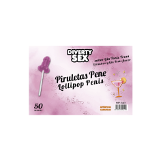 Bonbon - Sucettes mini pénis saveur Gin Tonic