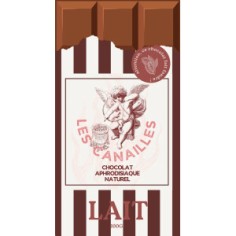 Tablette de chocolat aphrodisiaque au lait - 100g