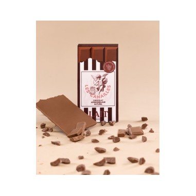 Tablette de chocolat aphrodisiaque au lait - 100g
