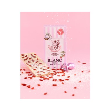 Tablette de Chocolat Aphrodisiaque Blanc Coco &...