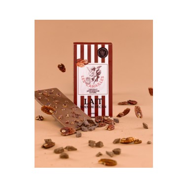 Tablette de chocolat aphrodisiaque au lait -...