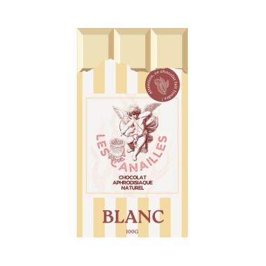 Tablette de Chocolat Aphrodisiaque blanc 100 g