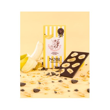Tablette de Chocolat Aphrodisiaque Noir Banane...