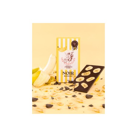 Tablette de Chocolat Aphrodisiaque Noir Banane 100g