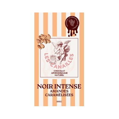 Tablette de Chocolat Aphrodisiaque Noir Intense...