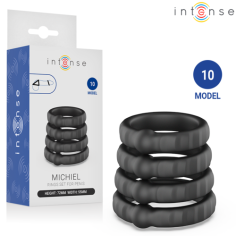 Intense - Michiele - Kit de 4 anneaux péniens - M10