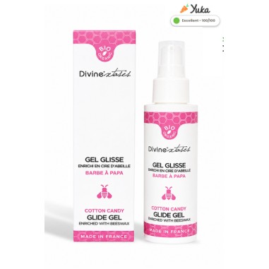 Divinextases - Lubrifiant bio - Barbe à papa -...