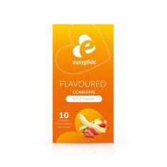 EasyGlide - Préservatifs parfumés - Saveurs fruitées - x10