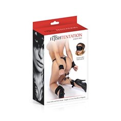 Sangle d'immobilisation cou et poignets Fetish Tentation