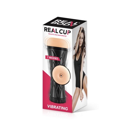 Masturbateur réaliste anus vibrant gaine amovible Real Body