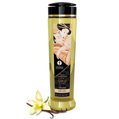 Huile de Massage Desire Vanille - 250 ml SHUNGA